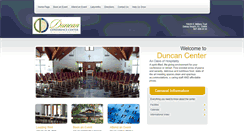 Desktop Screenshot of duncancenter.org